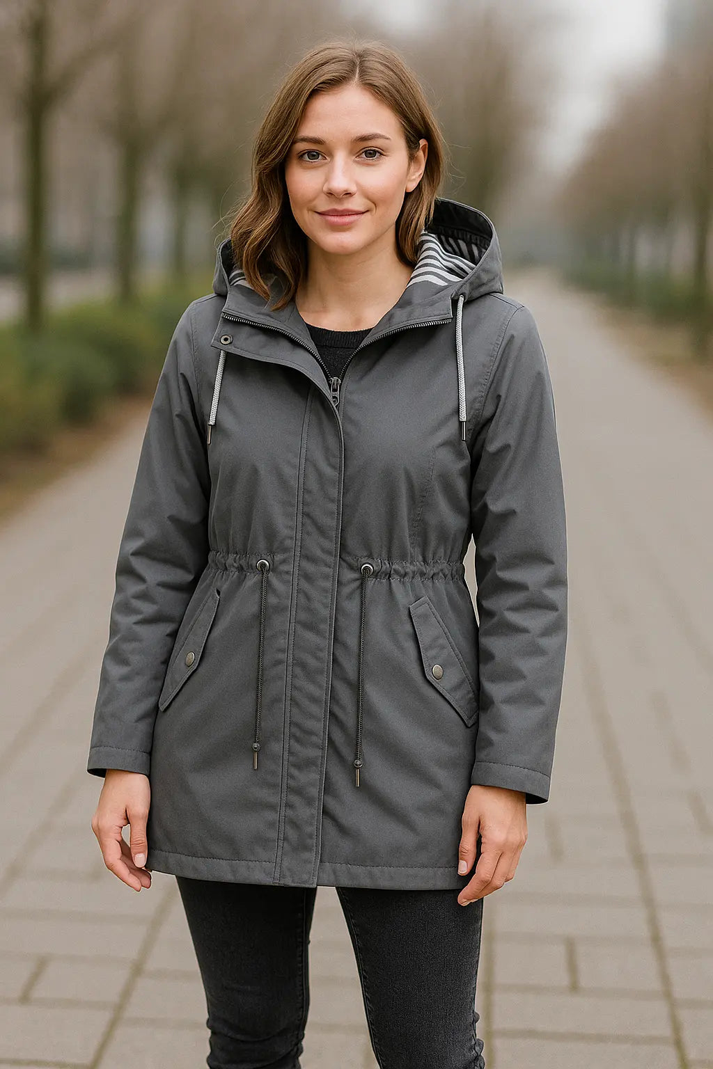 Waterdichte Regenjas Voor Dames, Lichtgewicht Trenchcoat Met Capuchon, Casual Outdoor Jas Voor Wandelingen | VIQA VIQA© NEDERLAND