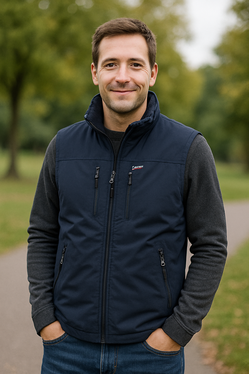 Heren Gilet Vest, Winddicht Warm Pluche Outdoor Sporten Casual Herfst En Winter Jas | VIQA VIQA© NEDERLAND