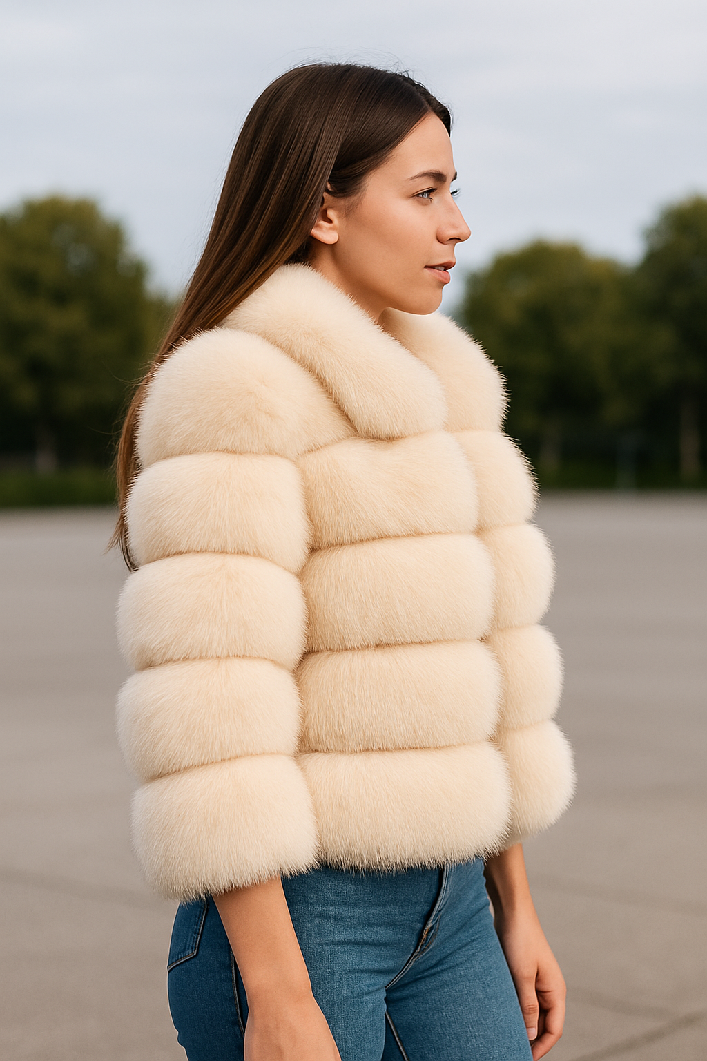 Echte Vossenbontjas Voor Dames, Luxe Winterwarme Dikke Bontjas Voor Dames | VIQA VIQA© NEDERLAND