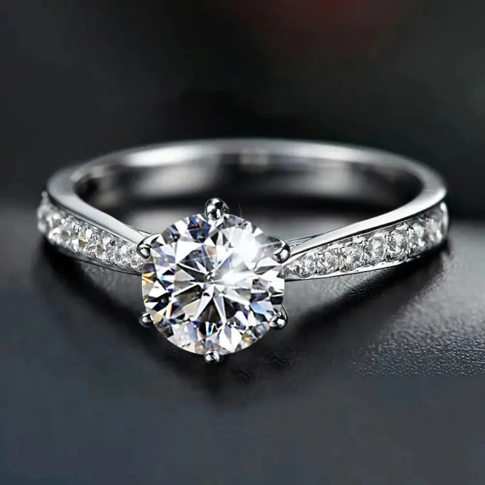 Elegante 925 Sterling Zilveren Zirkoon Damesring VIQA© NEDERLAND