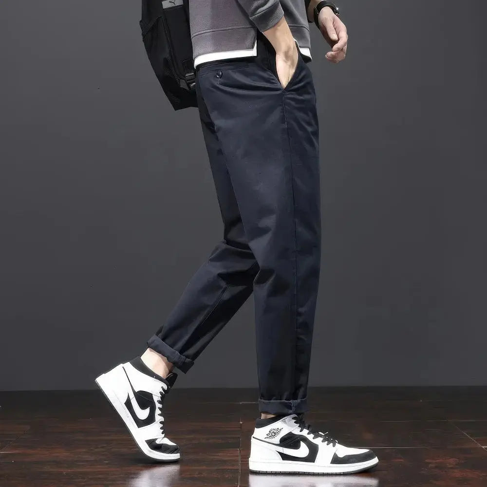 Heren Stretch Casual Katoenen Chino's VIQA© NEDERLAND