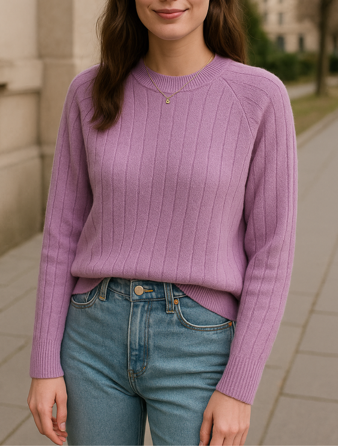 Losse Dames Breigoed Trui, Korte Pullover Met Ronde Hals, Casual Winter-Herfsttop Met Lange Mouwen | VIQA VIQA© NEDERLAND