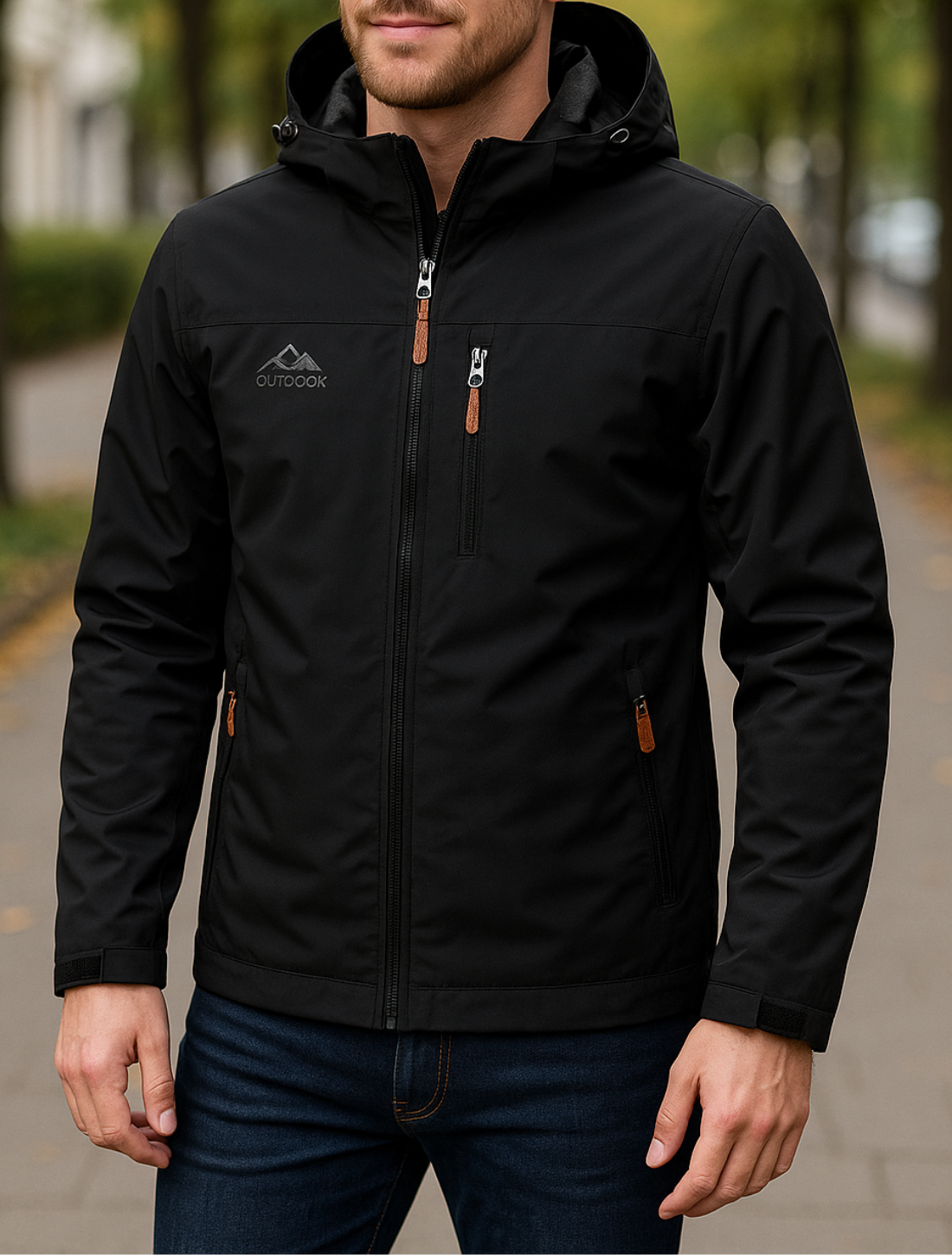 Windjack Voor Heren, Militaire Combatbomberjas Met Capuchon, Herfst Outdoor Wandelen Fietsen | VIQA VIQA© NEDERLAND