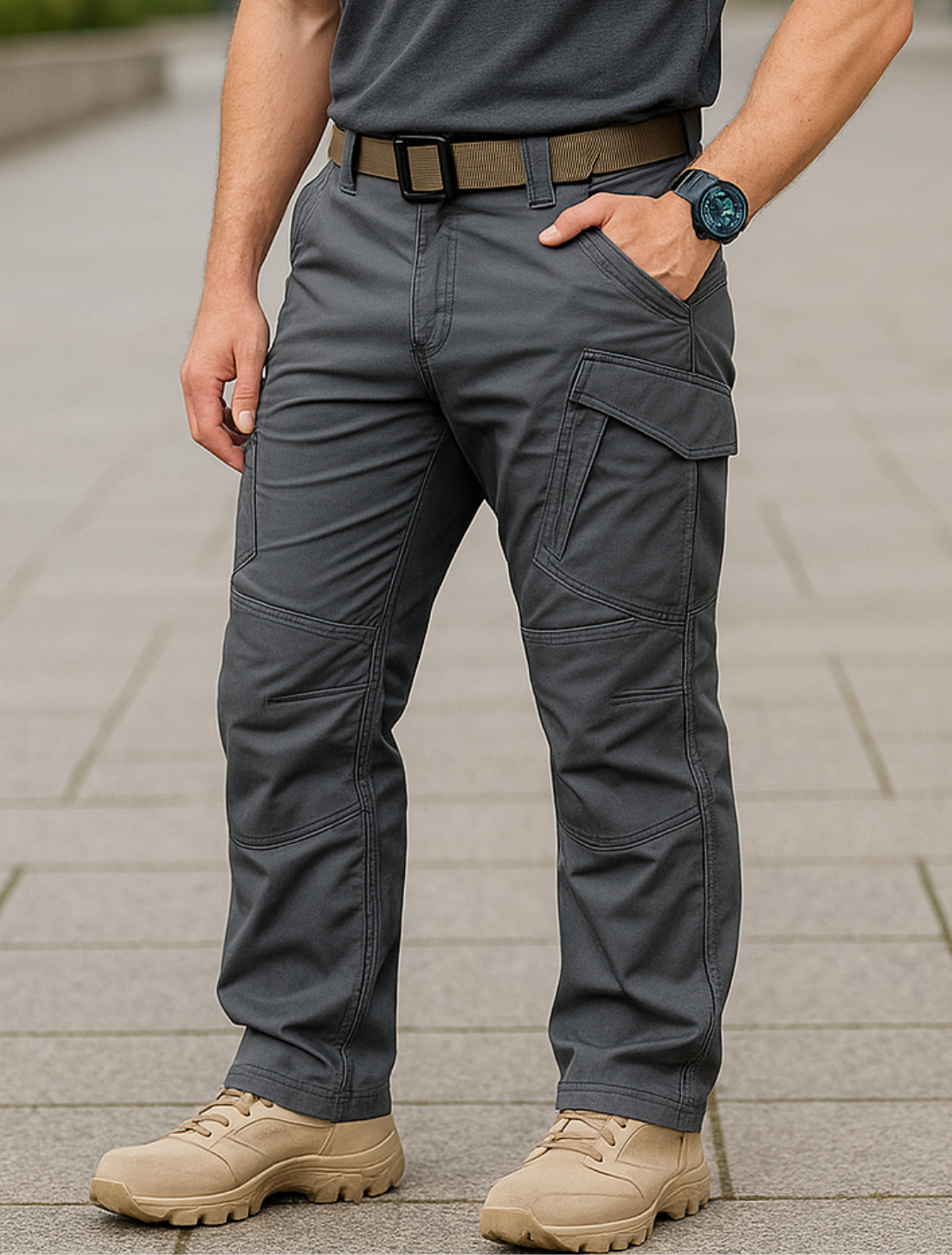 Tactische Cargobroek Voor Heren, Outdoor Wandel- En Joggingbroek, Militaire Broek Met Meerdere Zakken | VIQA VIQA© NEDERLAND