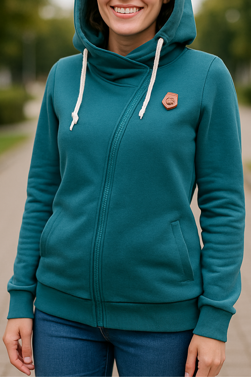 Sporttrui Hoodie Jas Voor Dames, Open Vest Met Ritssluiting Aan De Zijkant, Dunne Zomerse Mode Jas | VIQA VIQA© NEDERLAND