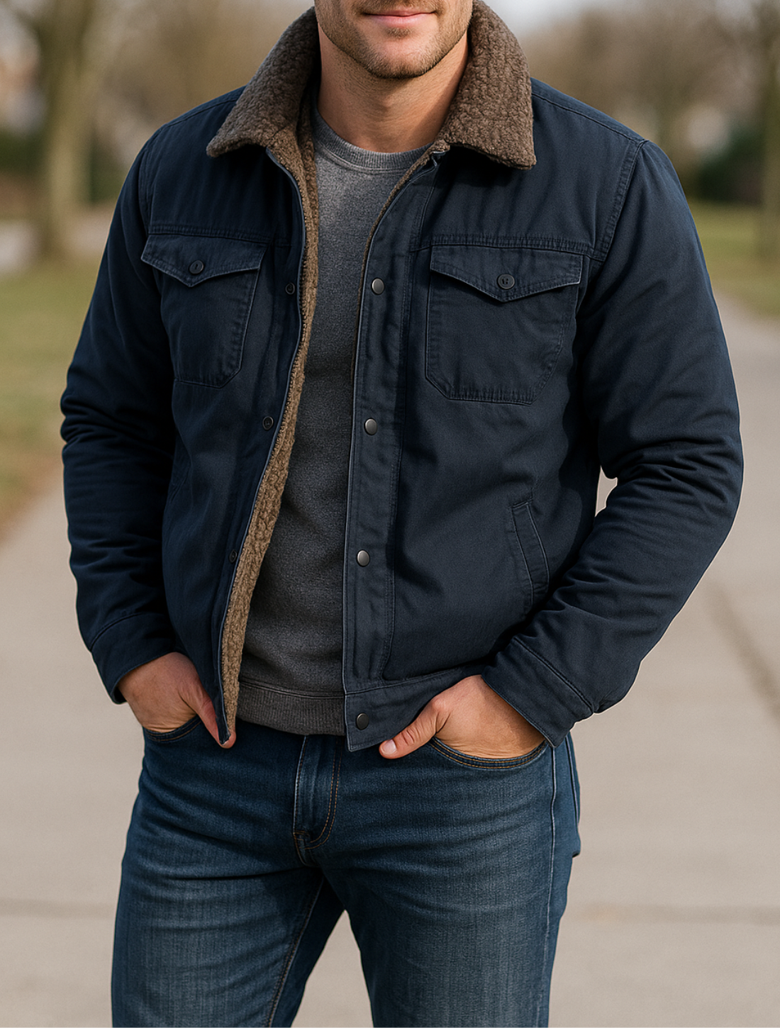 Winterparka Voor Heren, Winddichte Dikke Retro Reversjas, Warme Loszittende Bovenkleding | VIQA VIQA© NEDERLAND