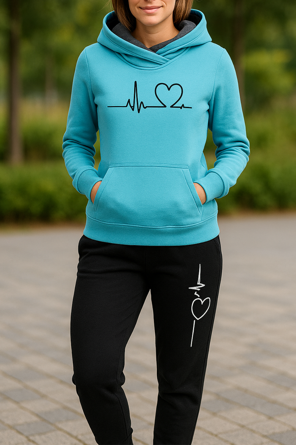 Damestrainingspak Tweedelige Set, Pullover Hoodie Met Joggingbroek, Herfst Winter Casual Sportswear | VIQA VIQA© NEDERLAND