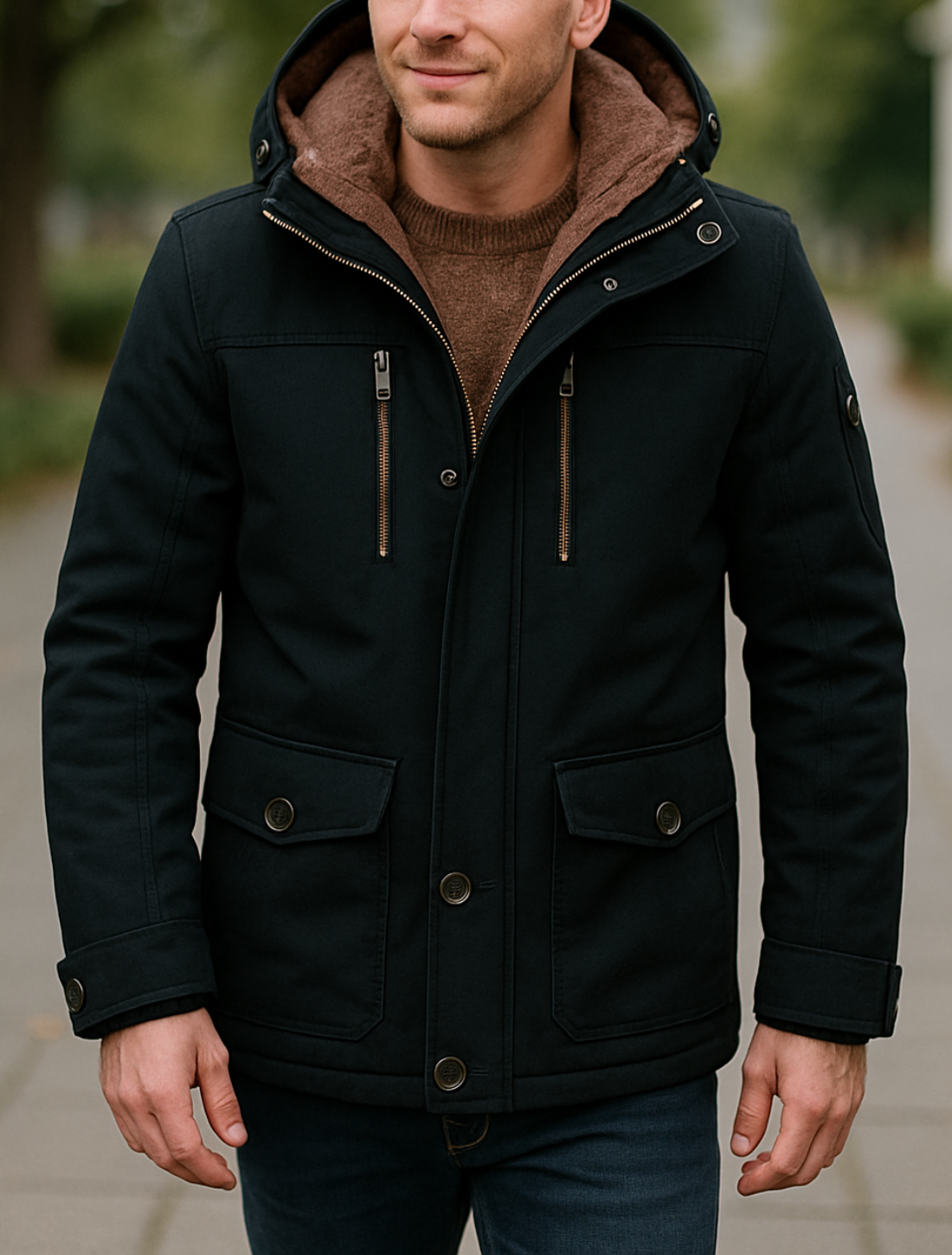 Gewatteerde Parka Voor Heren, Dikke Warme Winterjas, Casual Outdoor Trendparka | VIQA VIQA© NEDERLAND