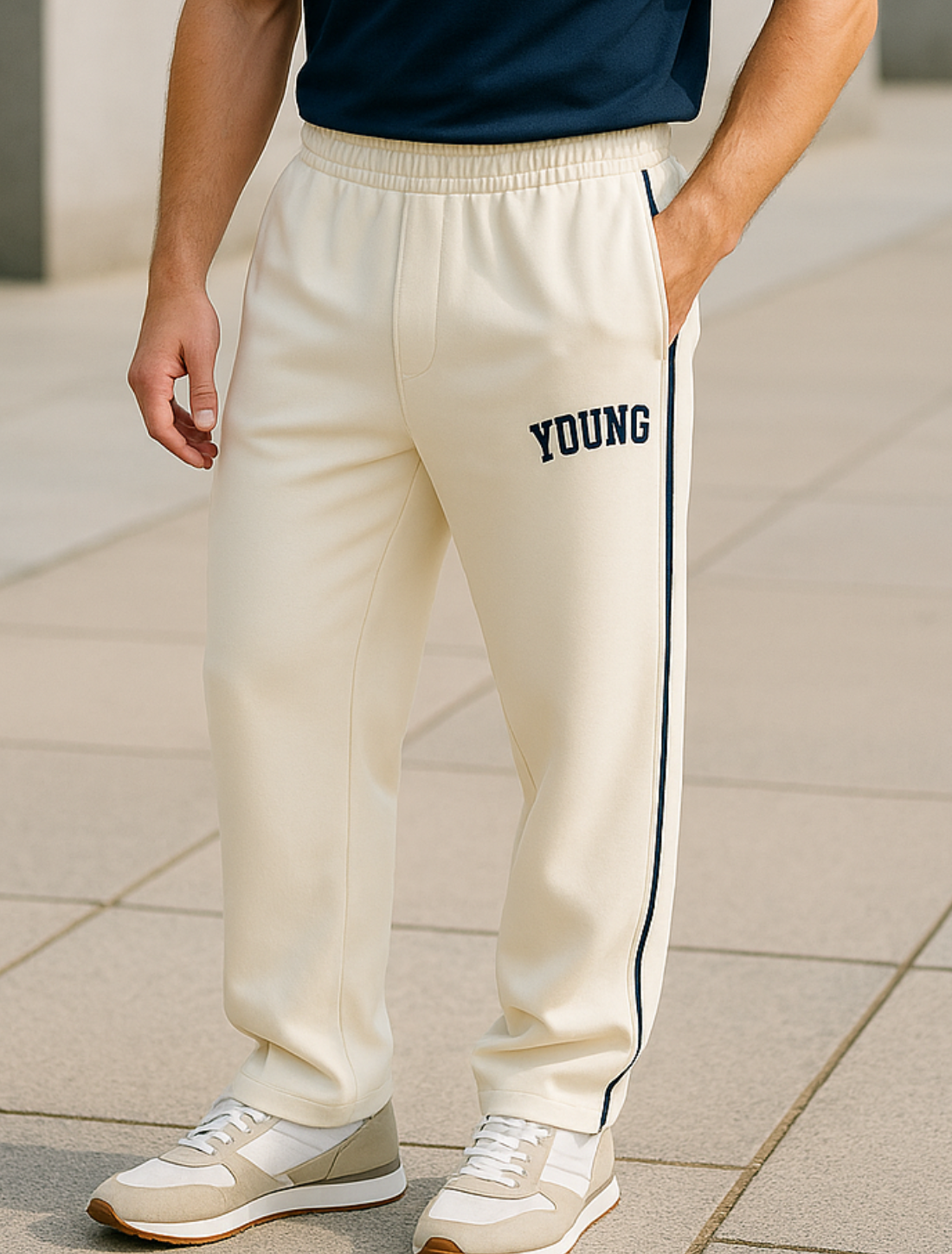 Sneldrogende sportbroek voor heren, Joggers met ritssluiting voor basketbal, hardlopen en training | VIQA VIQA© NEDERLAND