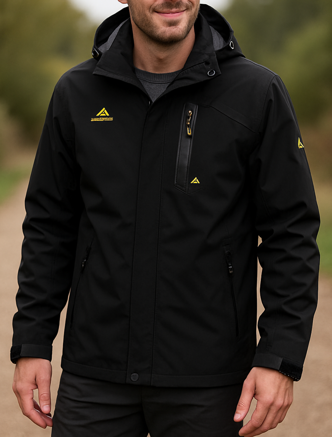 Lichtgewicht Waterdichte Jas Voor Heren, Mesh Gevoerde Outdoor Regen- En Windjack Voor Wandelen En Vssen | VIQA VIQA© NEDERLAND