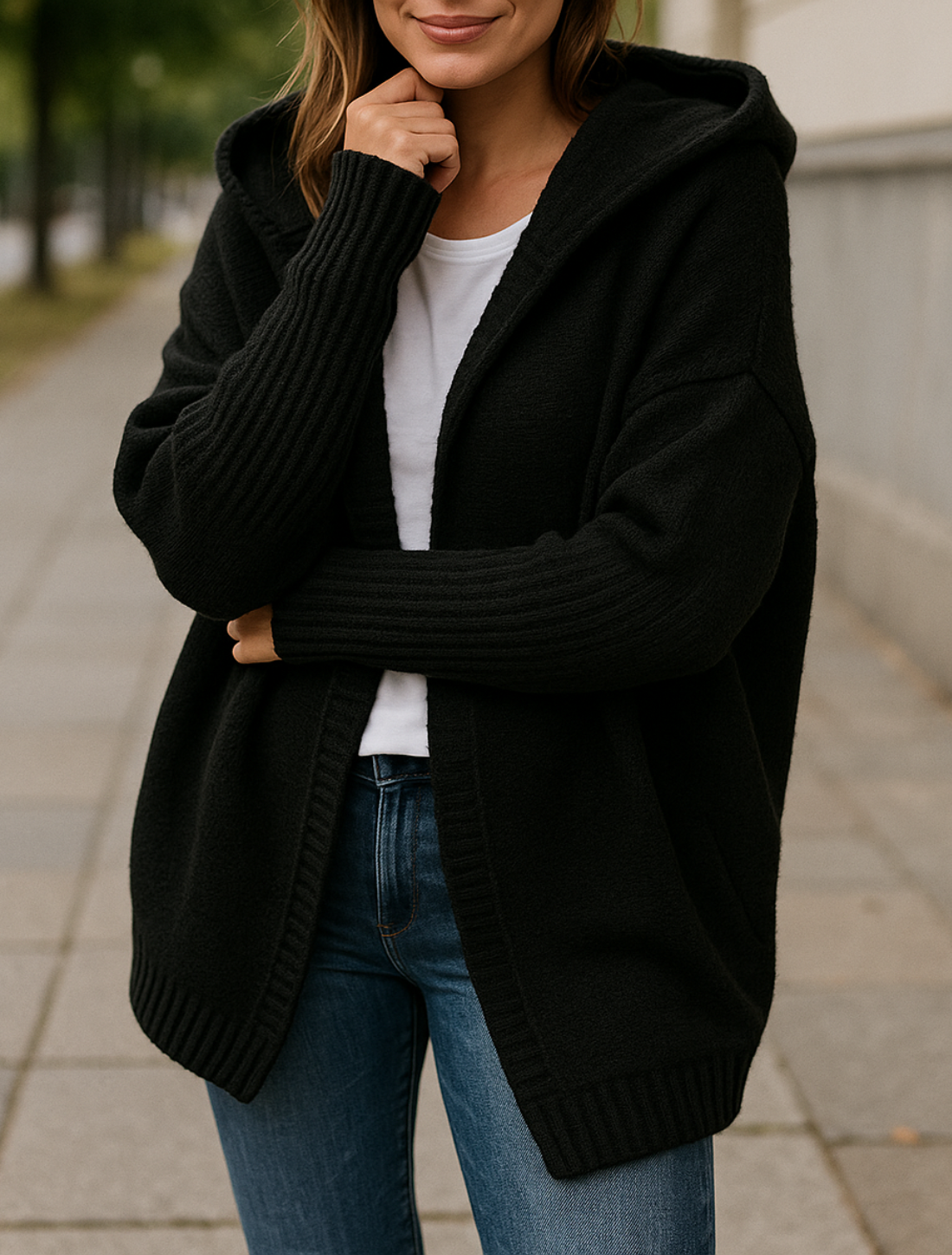 Lange Gebreide Cardigan Jas Voor Dames, Losse Bat Mouw Herfst Winter Casual Sweaterjas | VIQA VIQA© NEDERLAND