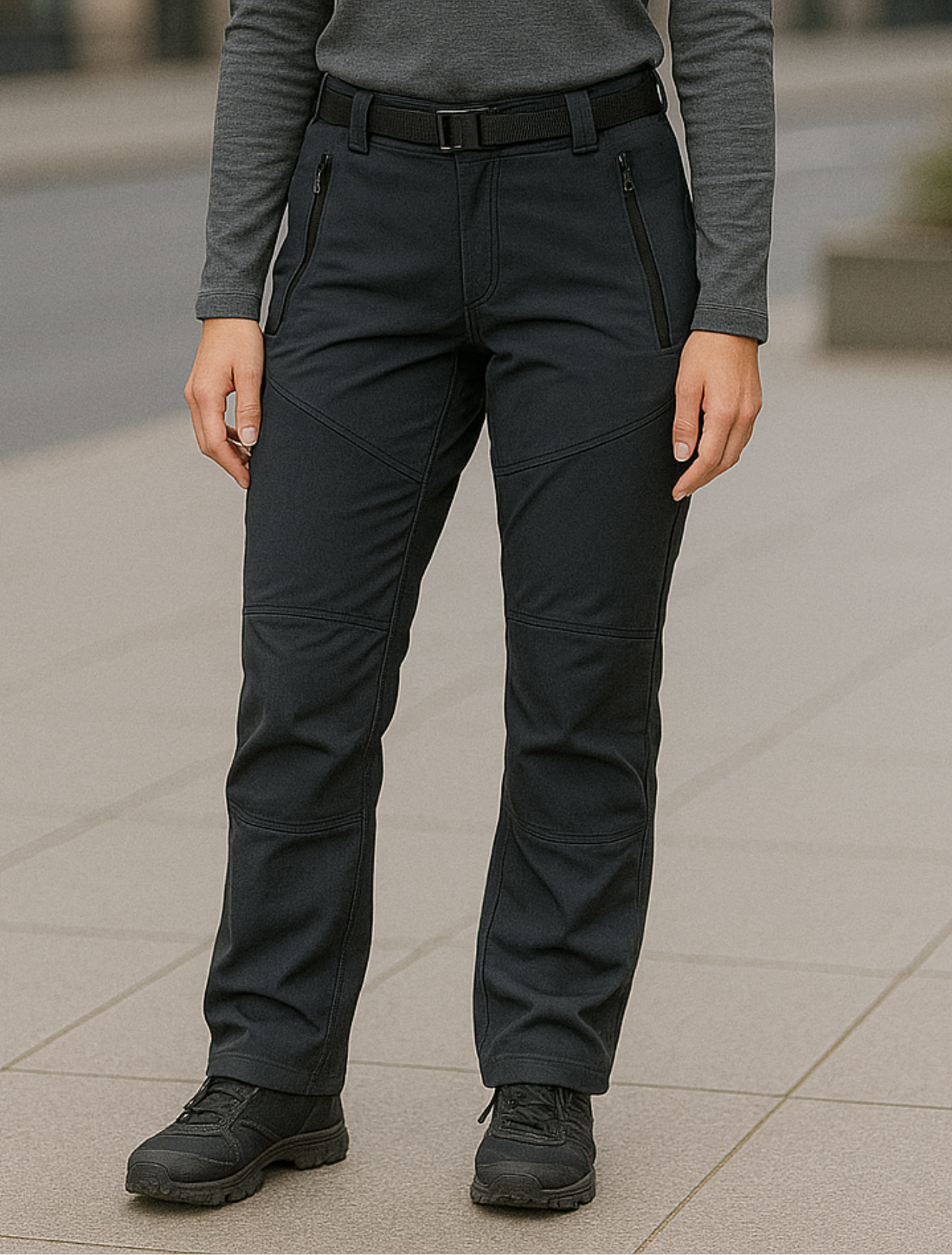 Dames Thermische Fleece Broek, Stretch Waterdichte Haaienhuid Winter Warme Dikke Voering Broek | VIQA VIQA© NEDERLAND