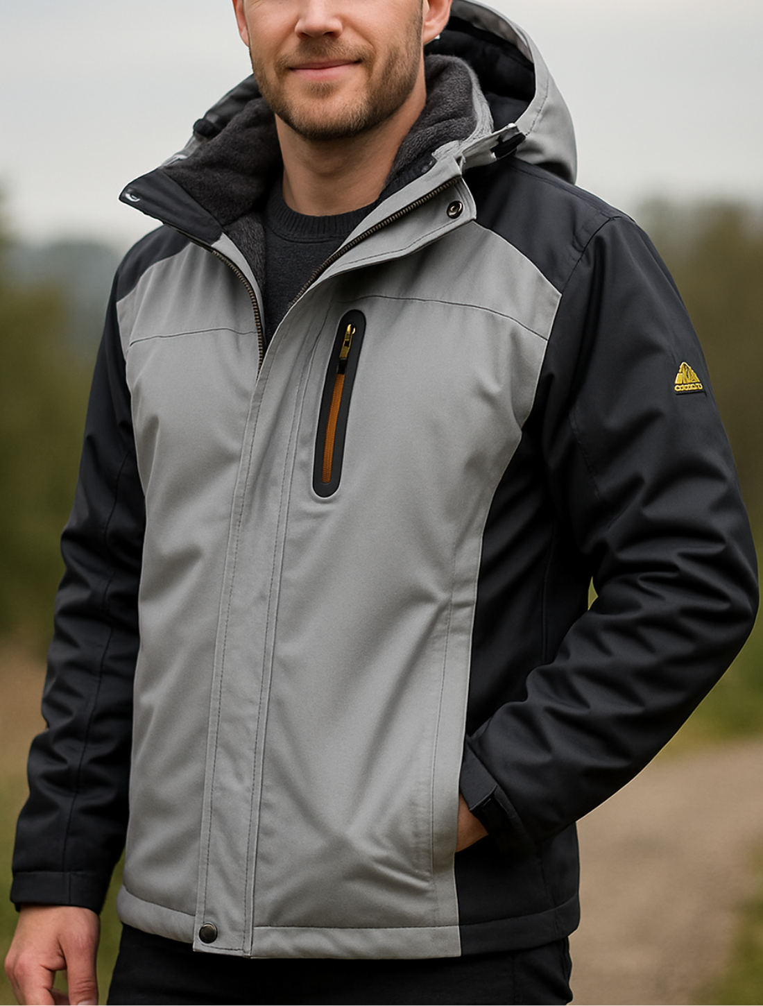 Zware Fleece Gevoerde Parka Voor Heren, Waterdichte Winddichte Ski- En Snowboardjas Met Afneembare Capuchon | VIQA VIQA© NEDERLAND