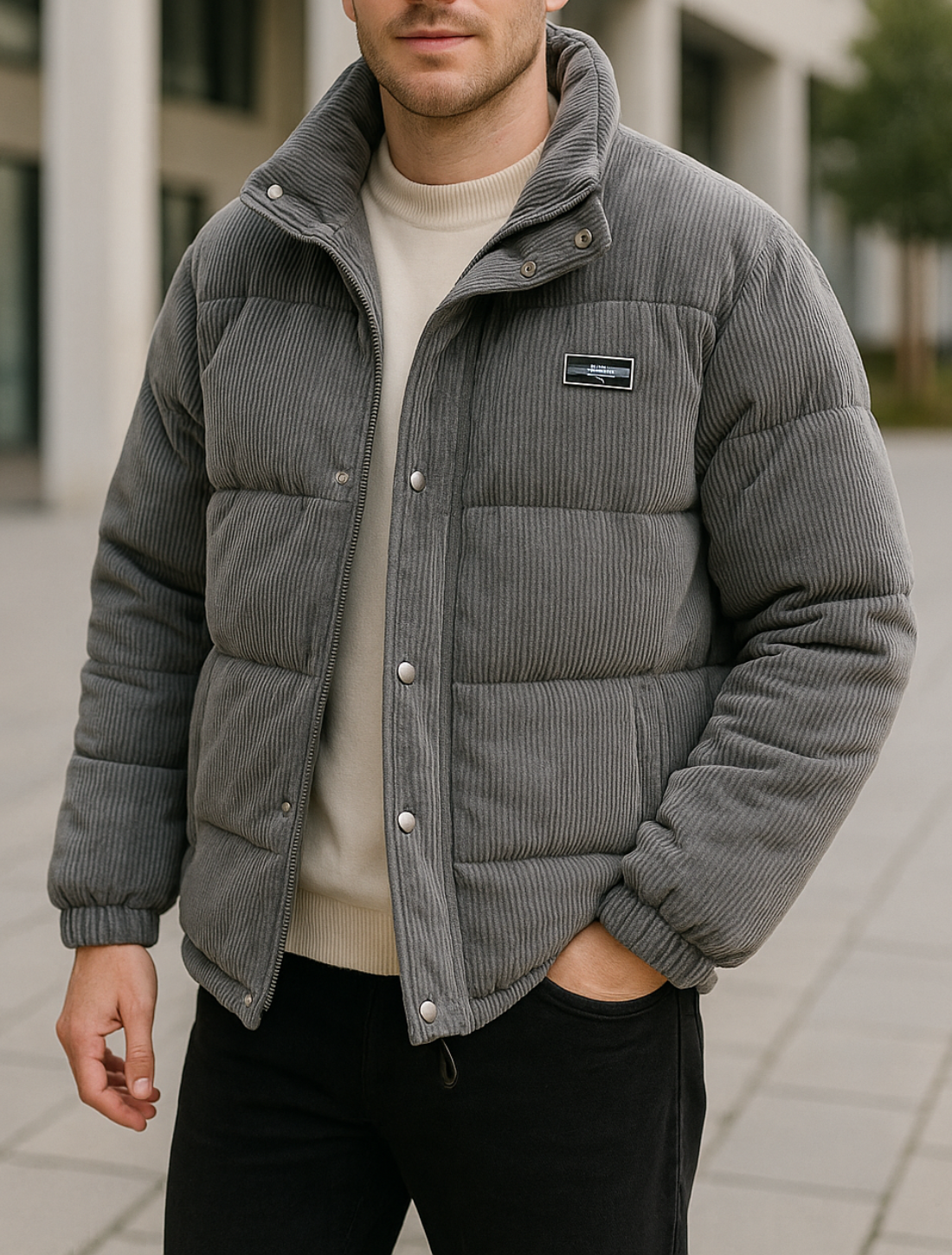 Dames winterjas, Dikke Gewatteerde Jas Met Capuchon En Reverskraag, Casual Warme Bovenkleding | VIQA VIQA© NEDERLAND