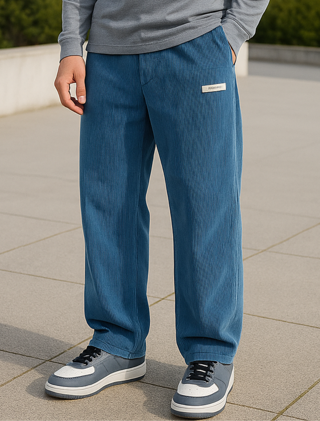 Heren Wijde Sweatpants, Losse Pasvorm Lange Broek Met Middelhoge Taille, Lichtgewicht Casual Stijl | VIQA VIQA© NEDERLAND