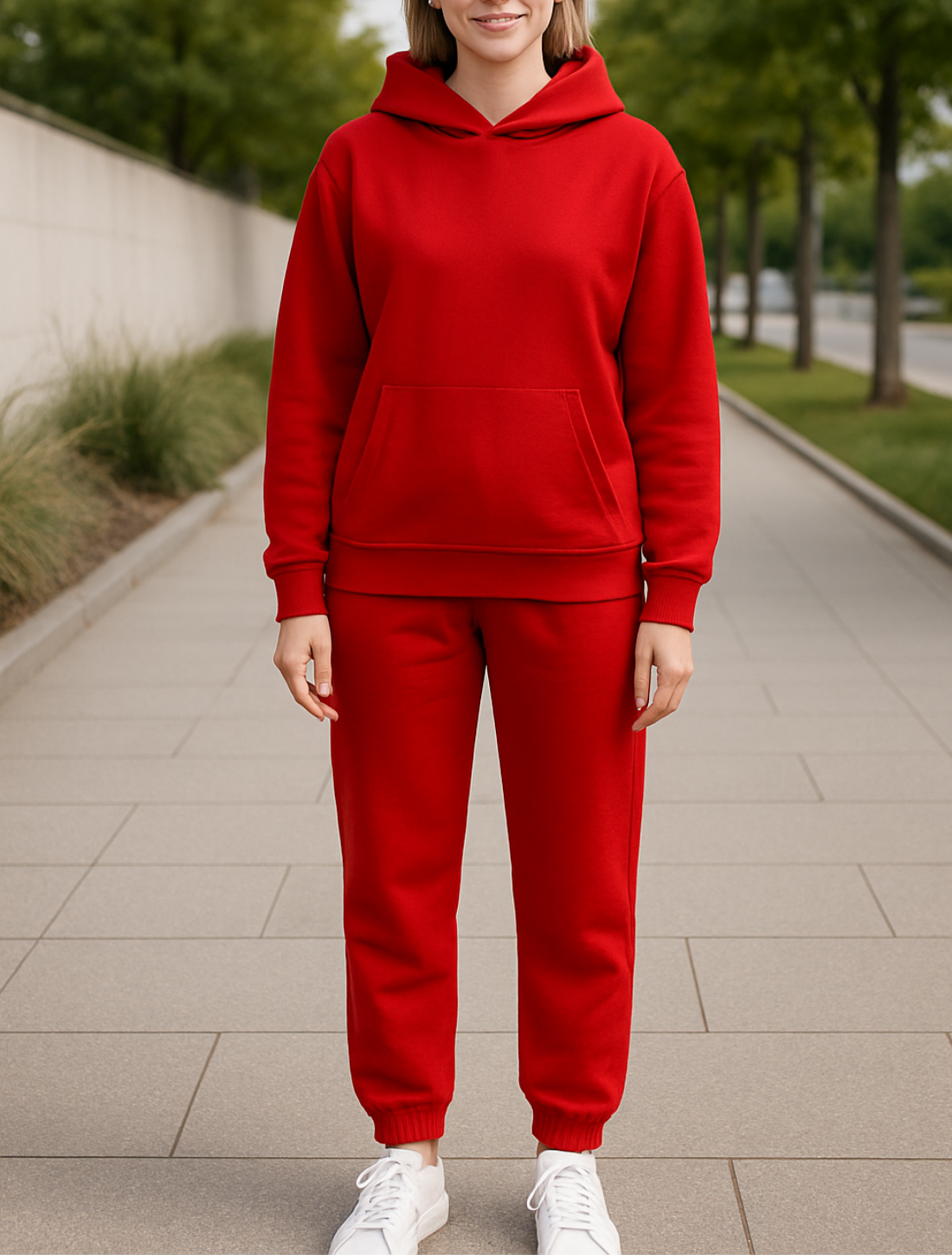 Dames Casual Tweedelige Hoodie en Sweater Broek Set, Verdikte Lange Mouwen Outfit | VIQA VIQA© NEDERLAND