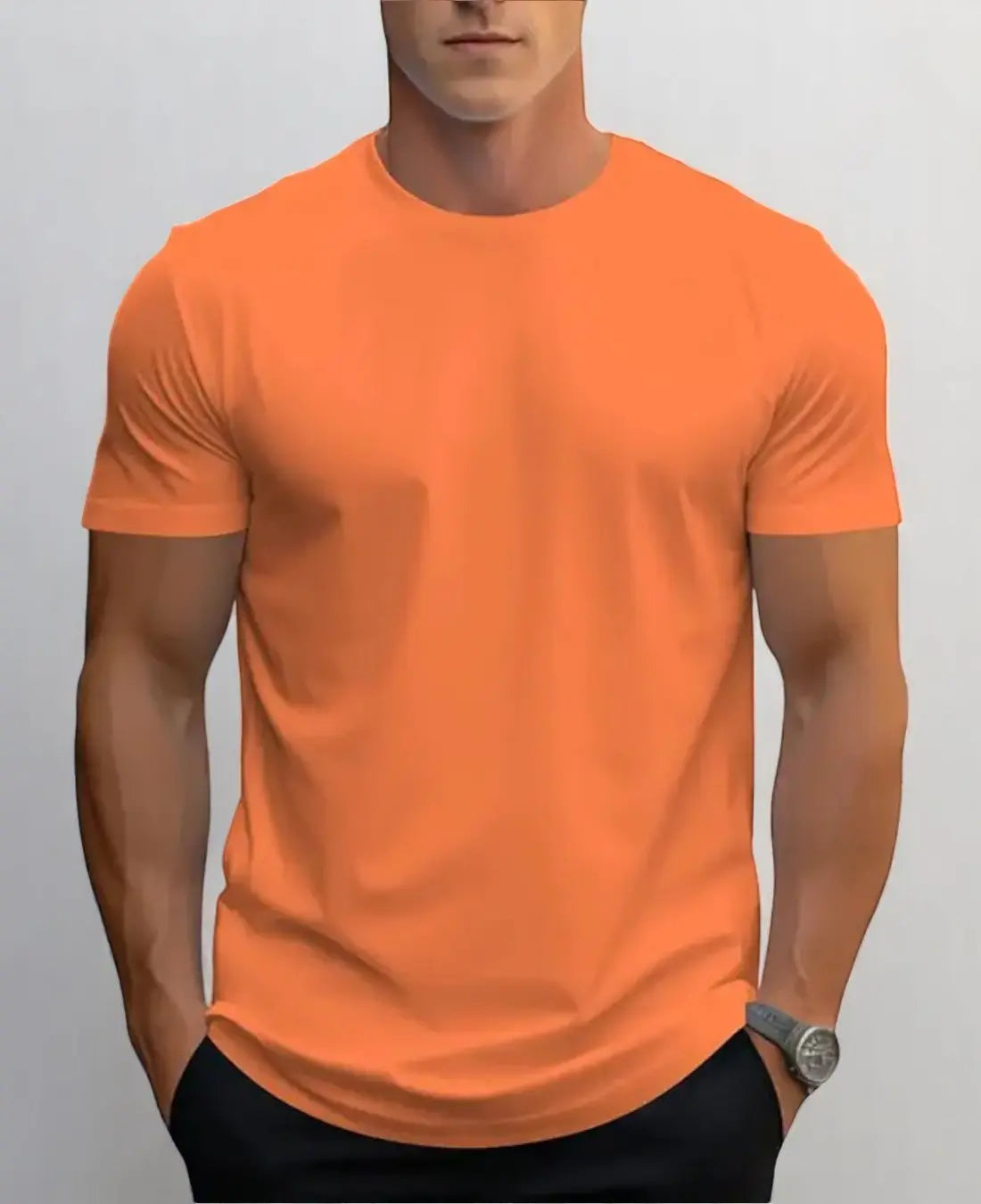 Armand Heren Oranje Sport Shirt Met Korte Mouwen VIQA© NEDERLAND