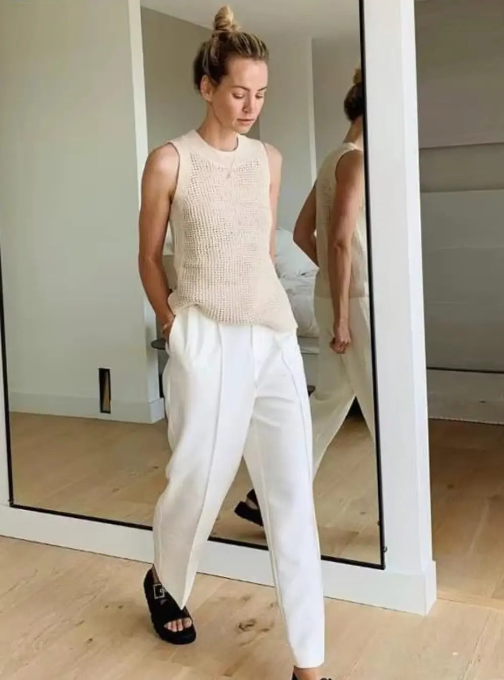 Lucie Zomer Gebreide Tanktop VIQA© NEDERLAND