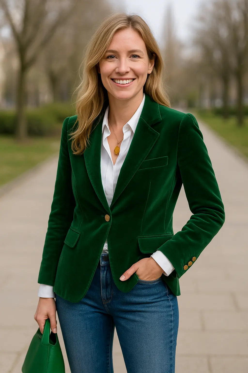 Fluwelen Blazer Voor Dames, Eegante Slim Pasvorm Jasje Met Kap, Zakelijke Jas | VIQA VIQA© NEDERLAND