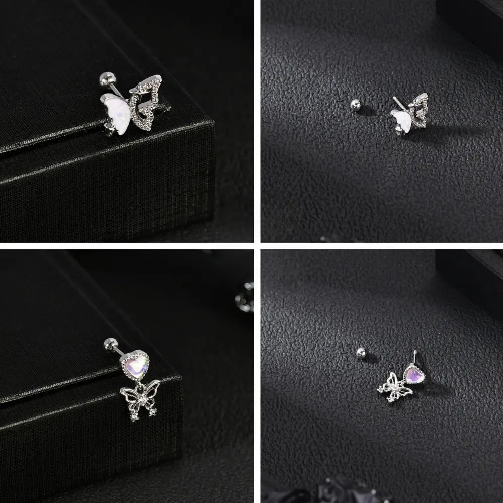 20G Kristallen Hart Oorbellen Voor Dames VIQA© NEDERLAND