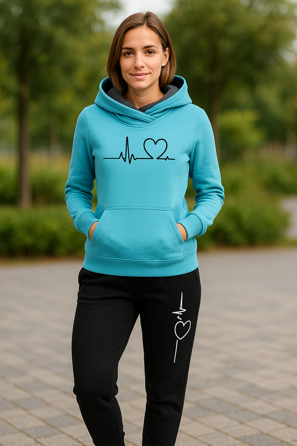 Damestrainingspak Tweedelige Set, Pullover Hoodie Met Joggingbroek, Herfst Winter Casual Sportswear | VIQA VIQA© NEDERLAND