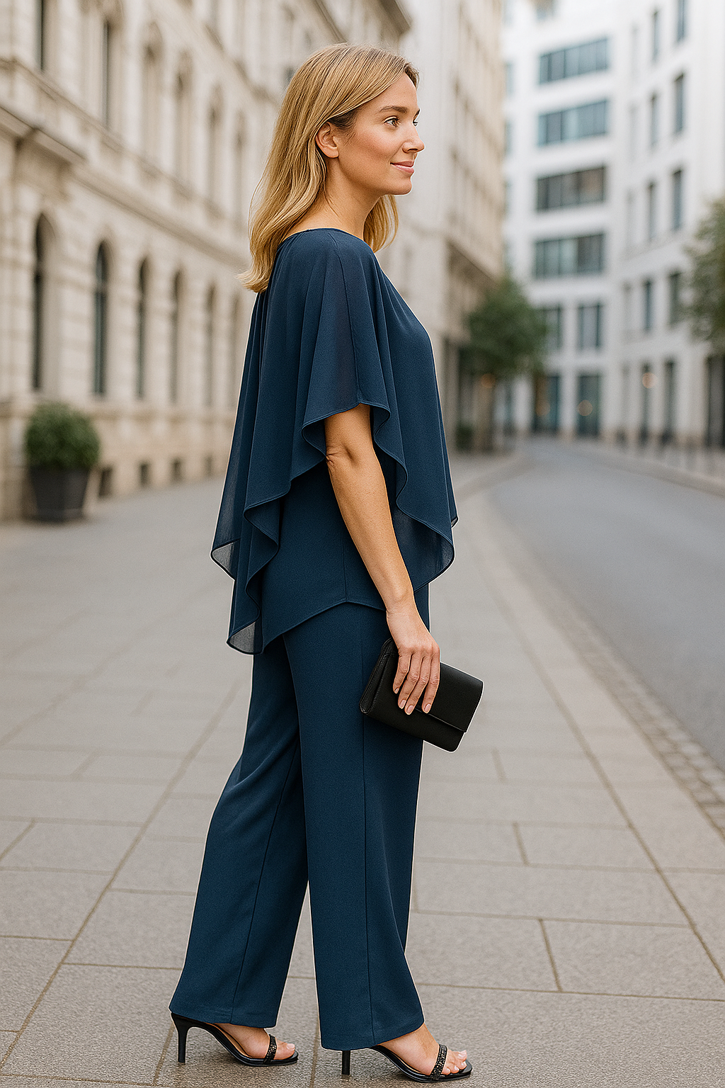 Dames Twee Stuk Outfit, Effen Kleur Los Batwing Shirt met Casual Onregelmatige Pasvorm Pak | VIQA VIQA© NEDERLAND