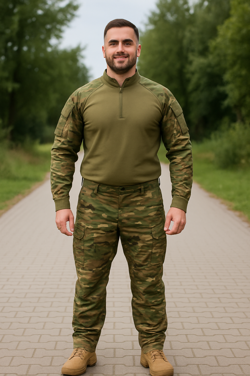 Heren Tactisch Kikkerpak, 2-Delige Jacht Airsoft Paintball Gevechtshirt En Broek Set | VIQA VIQA© NEDERLAND