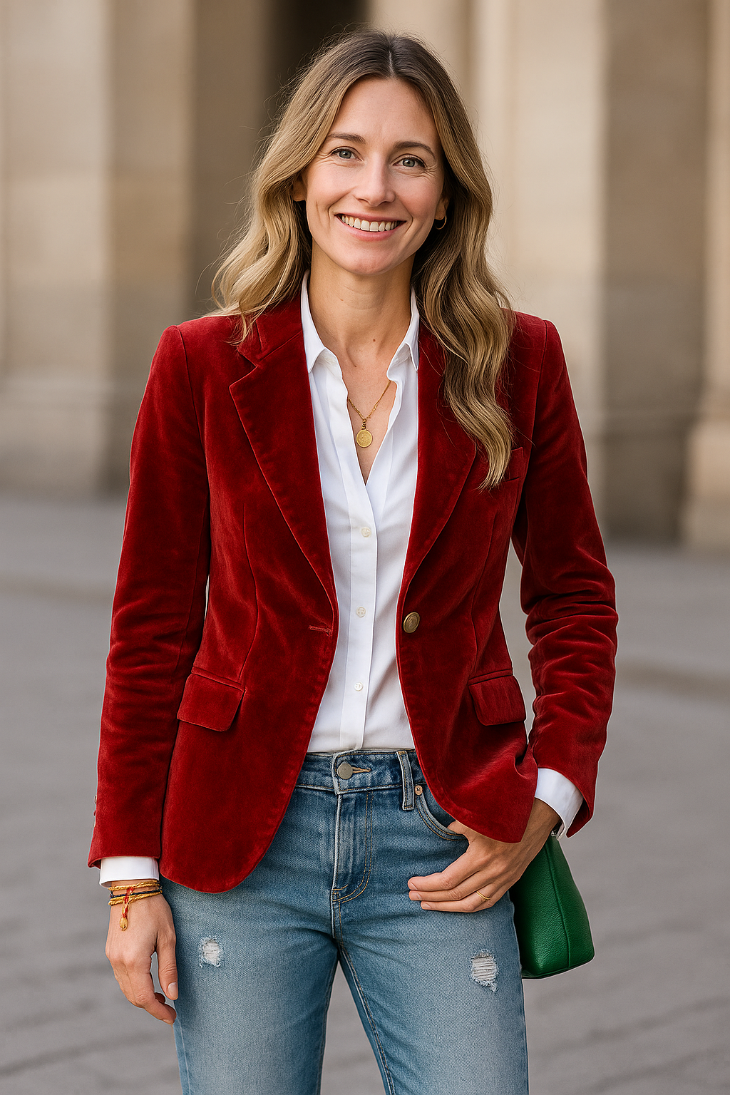 Dames Velours Blazer, Enkele Knoop Pak Jasje met Kraag, Elegante Lange Mouwen Mode Jas | VIQA VIQA© NEDERLAND