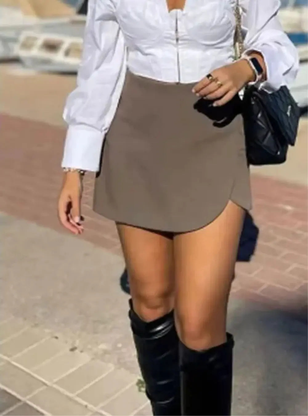 Lora Dames Elegante Skort VIQA© NEDERLAND