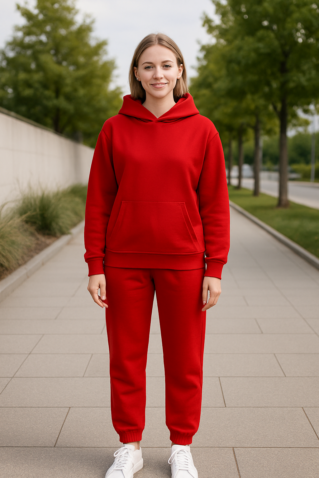 Dames Casual Tweedelige Hoodie en Sweater Broek Set, Verdikte Lange Mouwen Outfit | VIQA VIQA© NEDERLAND