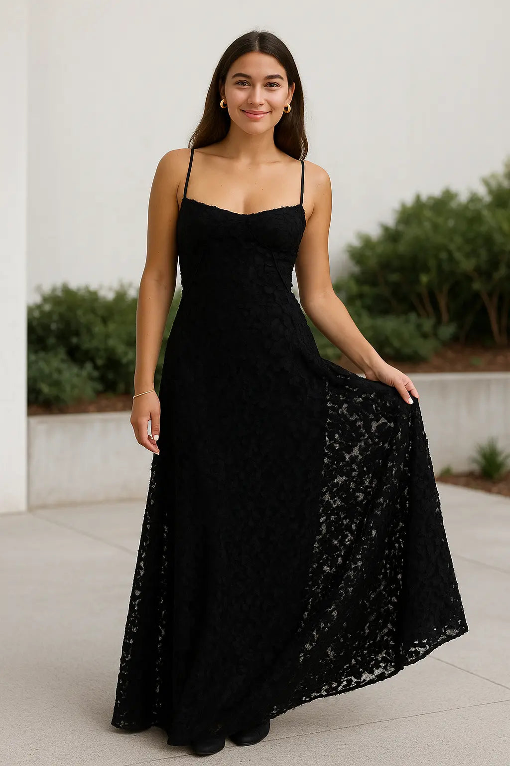 Dames Sexy Kant Halter Maxi Jurk, Sprookjesachtige Stijl Zomer Casual Jurk | VIQA VIQA© NEDERLAND