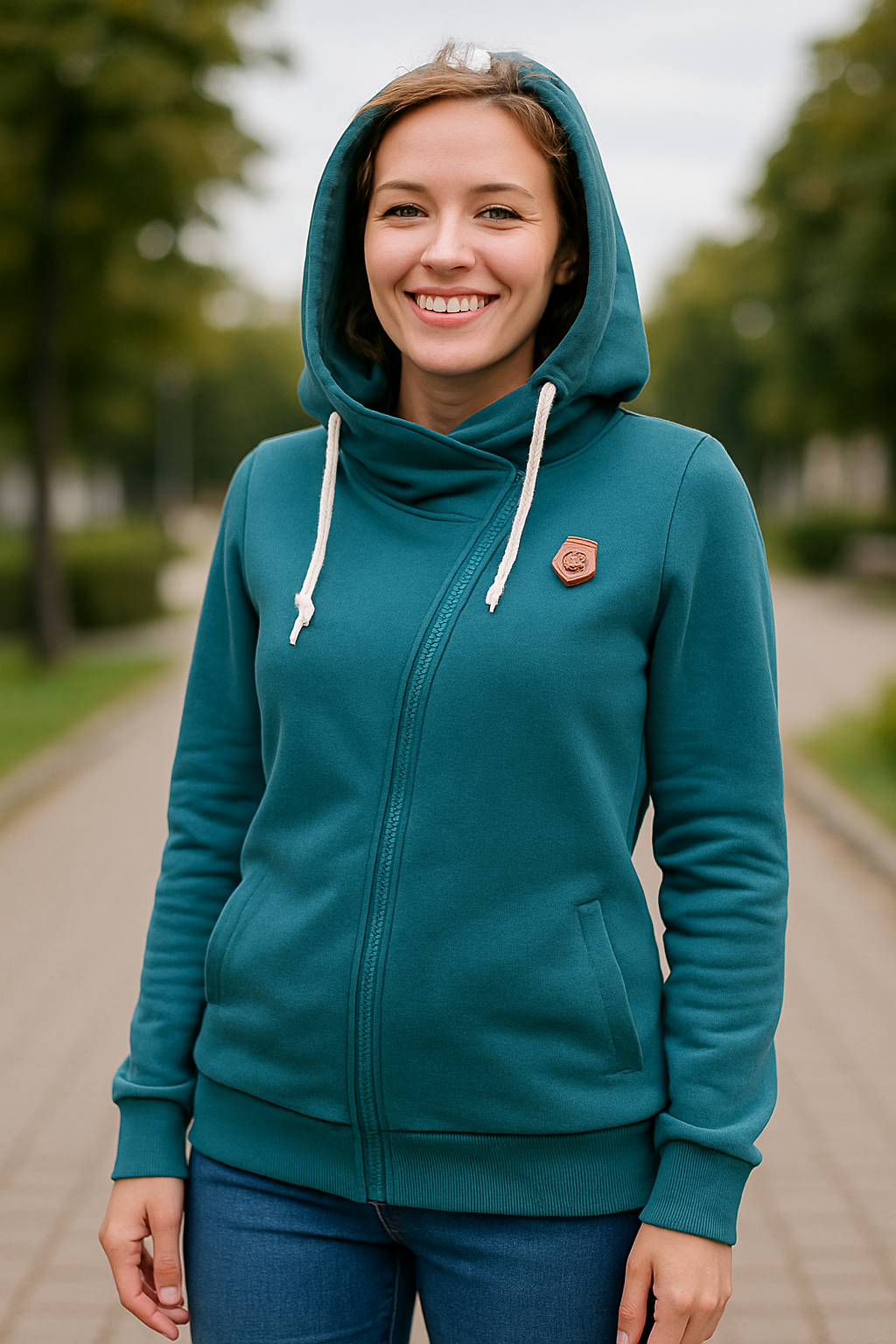 Sporttrui Hoodie Jas Voor Dames, Open Vest Met Ritssluiting Aan De Zijkant, Dunne Zomerse Mode Jas | VIQA VIQA© NEDERLAND