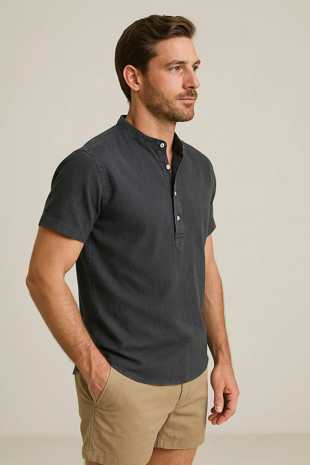 Randy Heren Comfortabel Zomer Overhemd VIQA© NEDERLAND