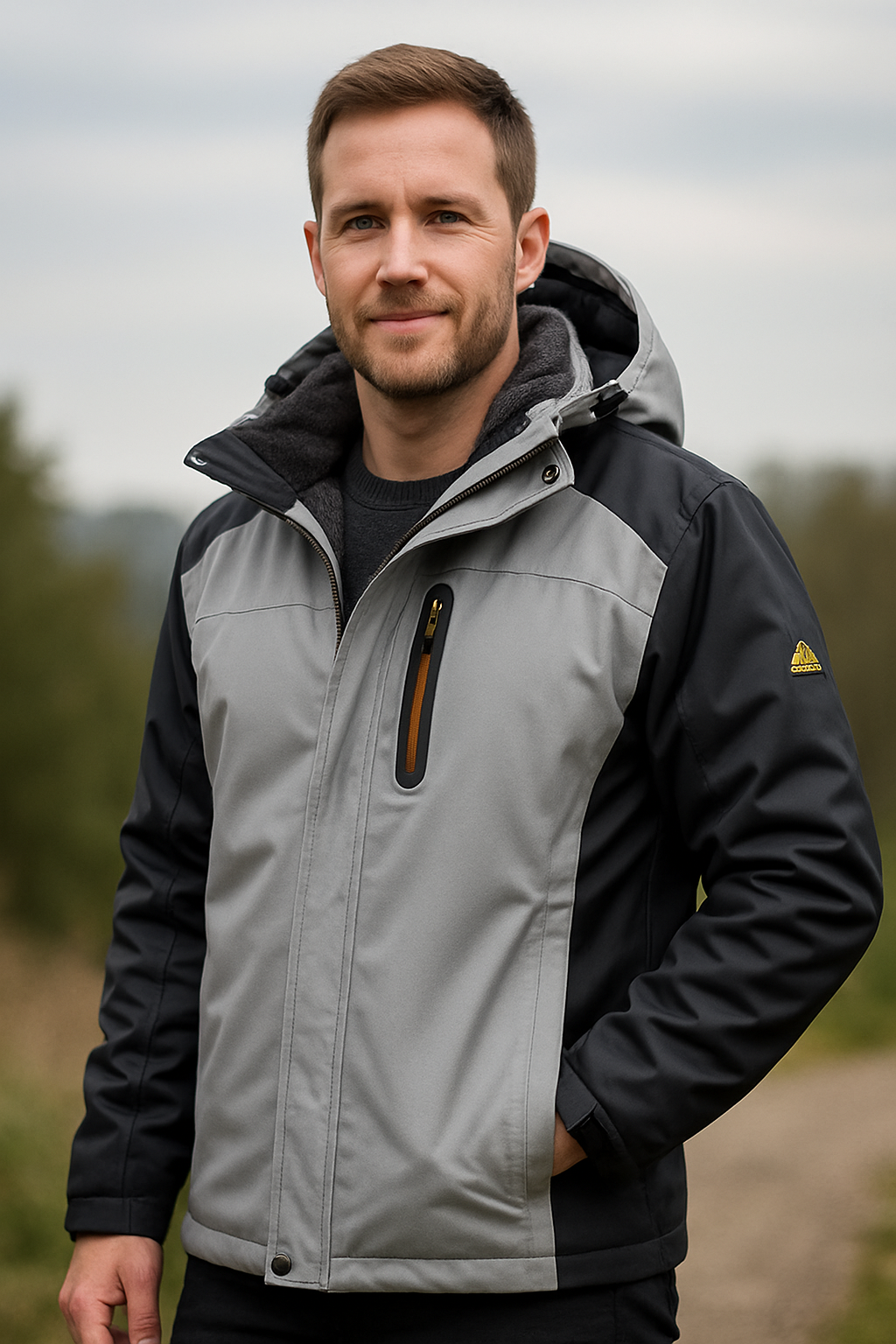 Zware Fleece Gevoerde Parka Voor Heren, Waterdichte Winddichte Ski- En Snowboardjas Met Afneembare Capuchon | VIQA VIQA© NEDERLAND