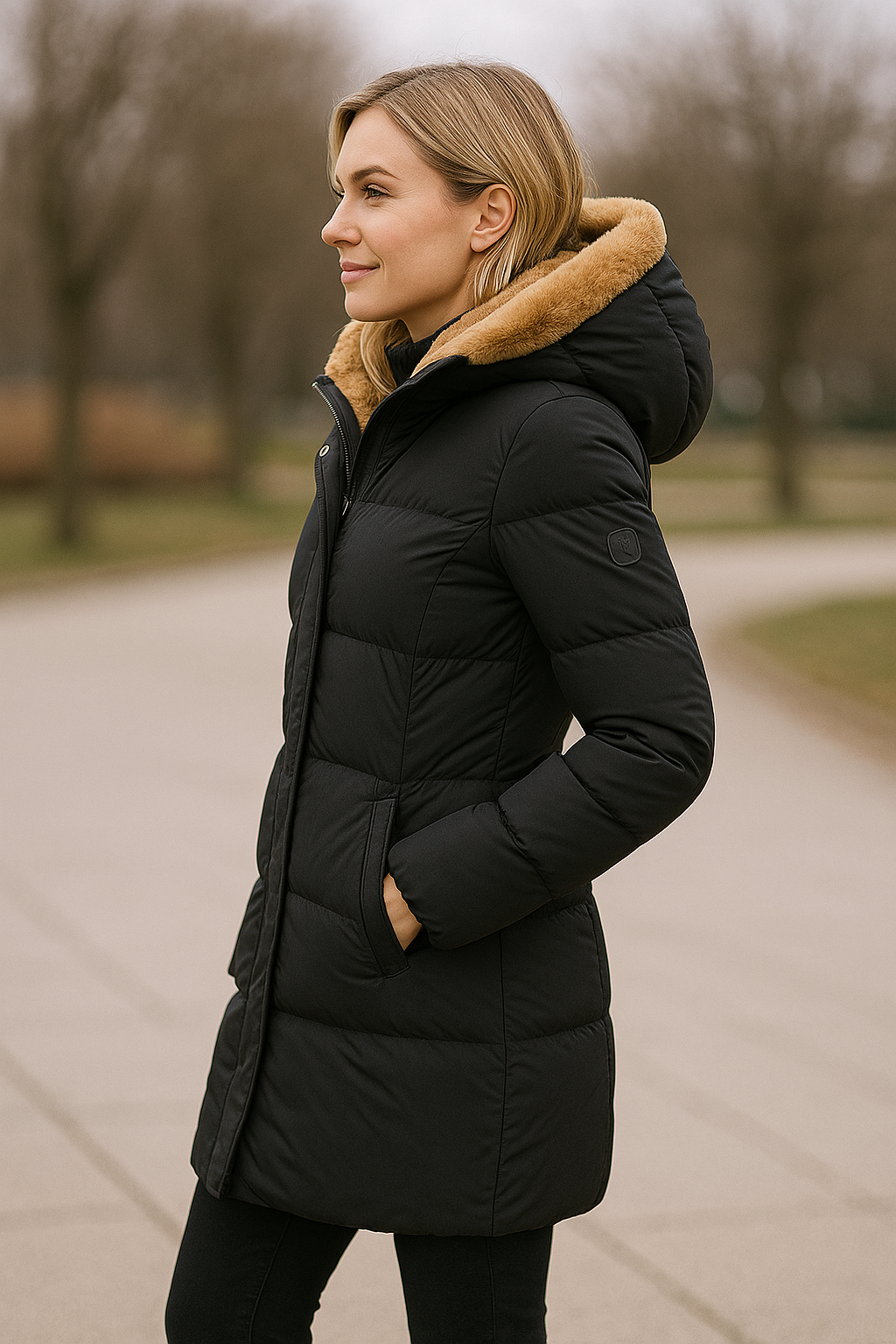 Dames Winterjas Met Capuchon, Dikke, Warm Gevoerde Jas, Lichtgewicht Regenjas | VIQA VIQA© NEDERLAND