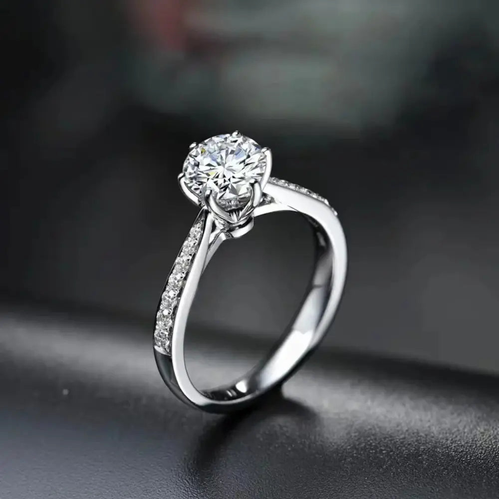 Elegante 925 Sterling Zilveren Zirkoon Damesring VIQA© NEDERLAND