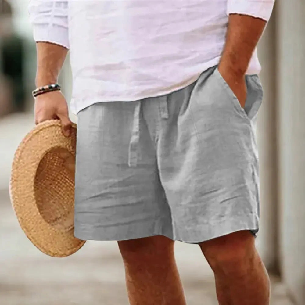 Fred Zomer Linnen Korte Broek VIQA© NEDERLANDWit-2XL