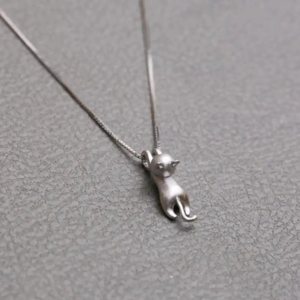 925 Sterling Zilveren Schattige Kattenhanger Voor Dames VIQA© NEDERLAND