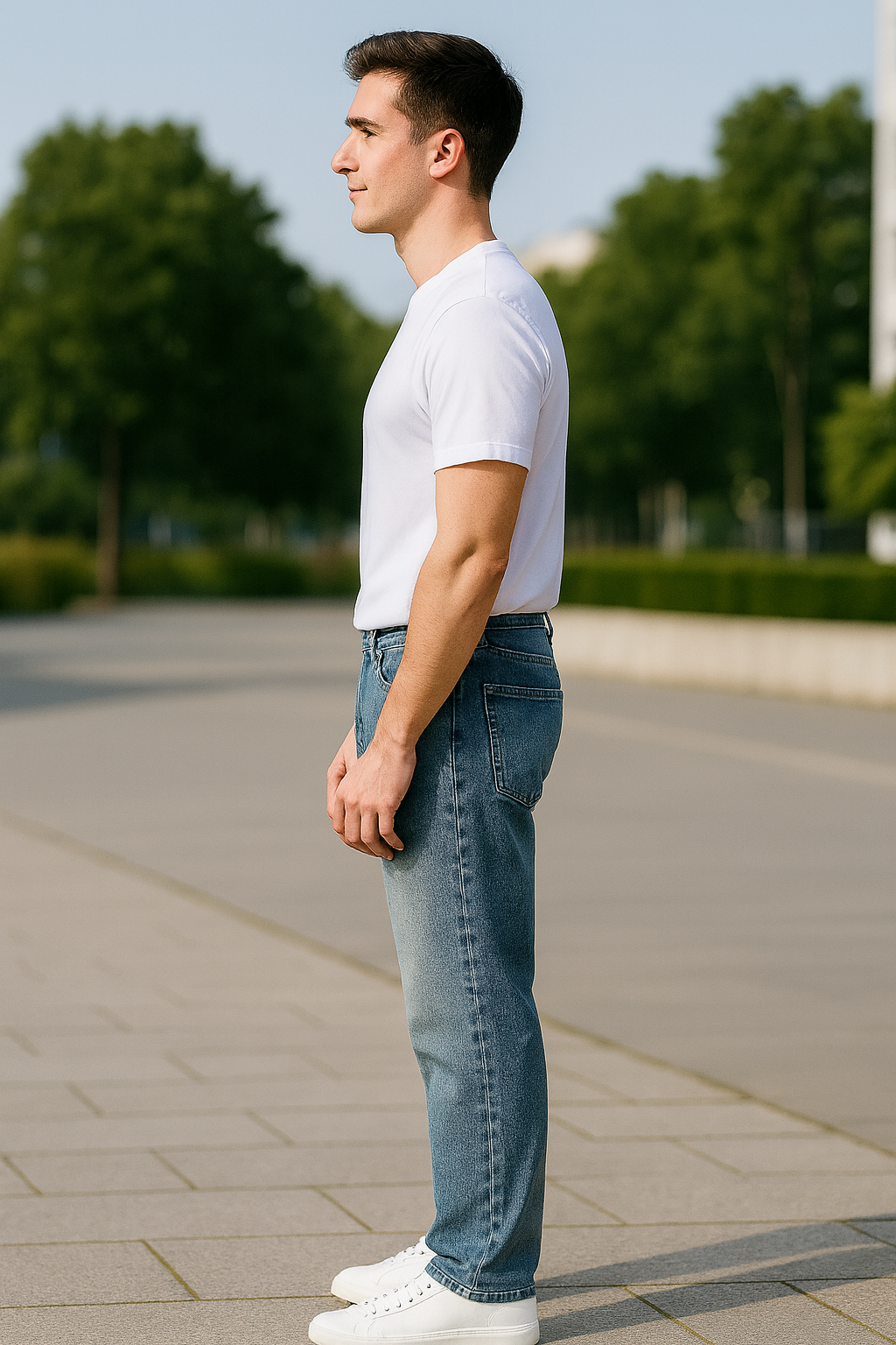 Dunne Zachte Spijkerbroek Voor Heren, Rechte Losse Comfortabele Casual Broek | VIQA VIQA© NEDERLAND