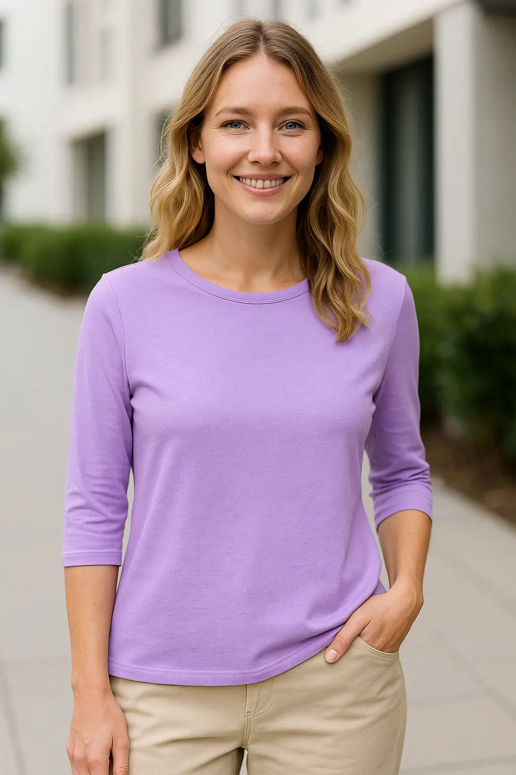 Dames Zomer Gedrukt T-Shirt, Ronde Hals 3/4 Mouwen Casual Blouse, Lichtgewicht Veelkleurig Top | VIQA VIQA© NEDERLAND