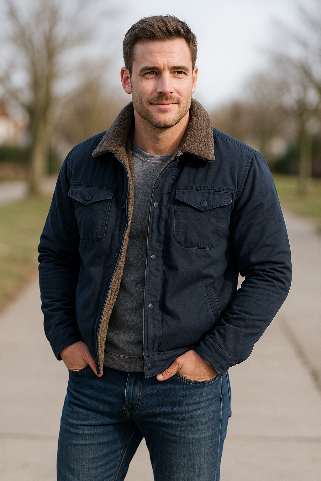 Winterparka Voor Heren, Winddichte Dikke Retro Reversjas, Warme Loszittende Bovenkleding | VIQA VIQA© NEDERLAND