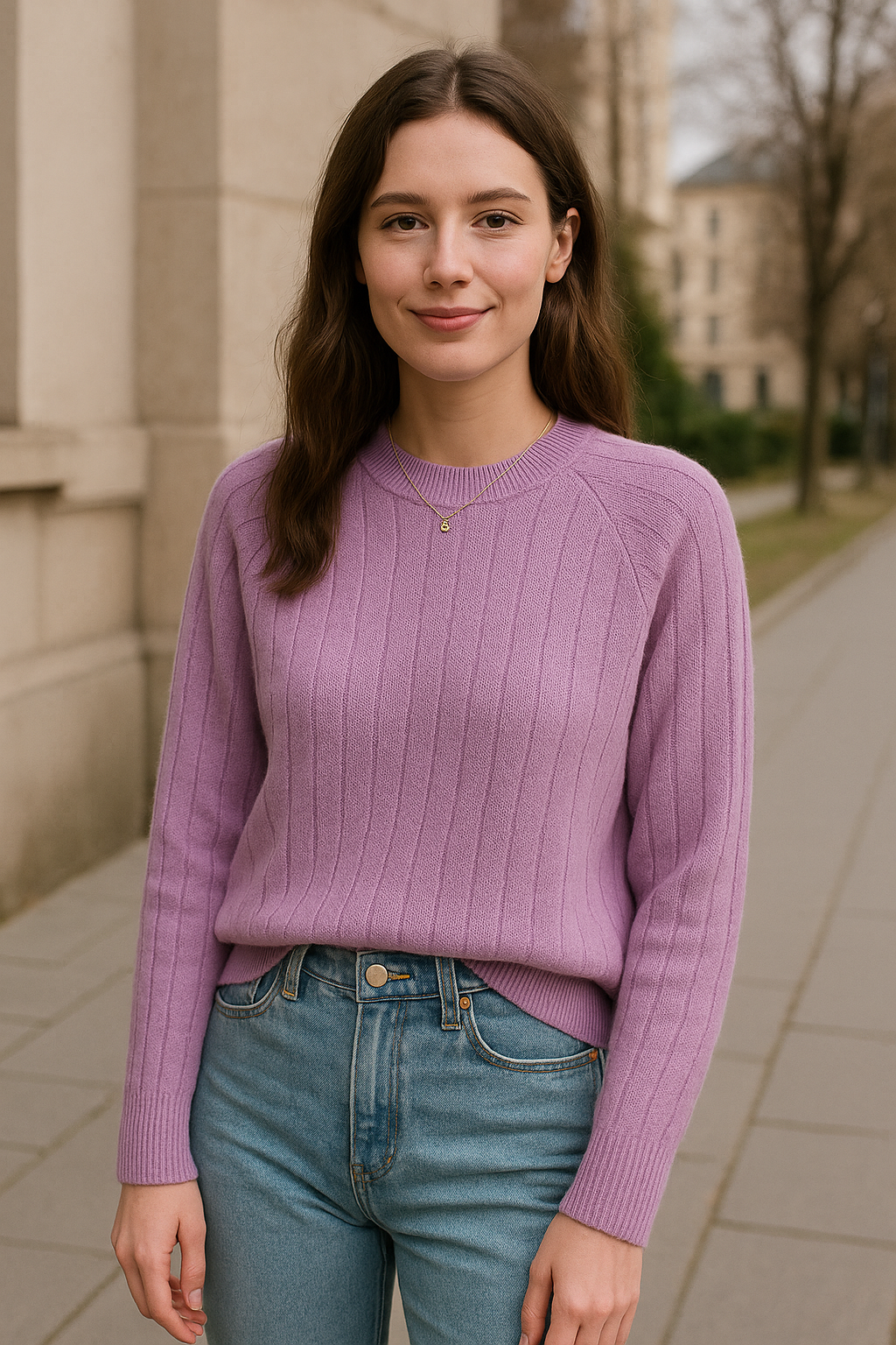 Losse Dames Breigoed Trui, Korte Pullover Met Ronde Hals, Casual Winter-Herfsttop Met Lange Mouwen | VIQA VIQA© NEDERLAND