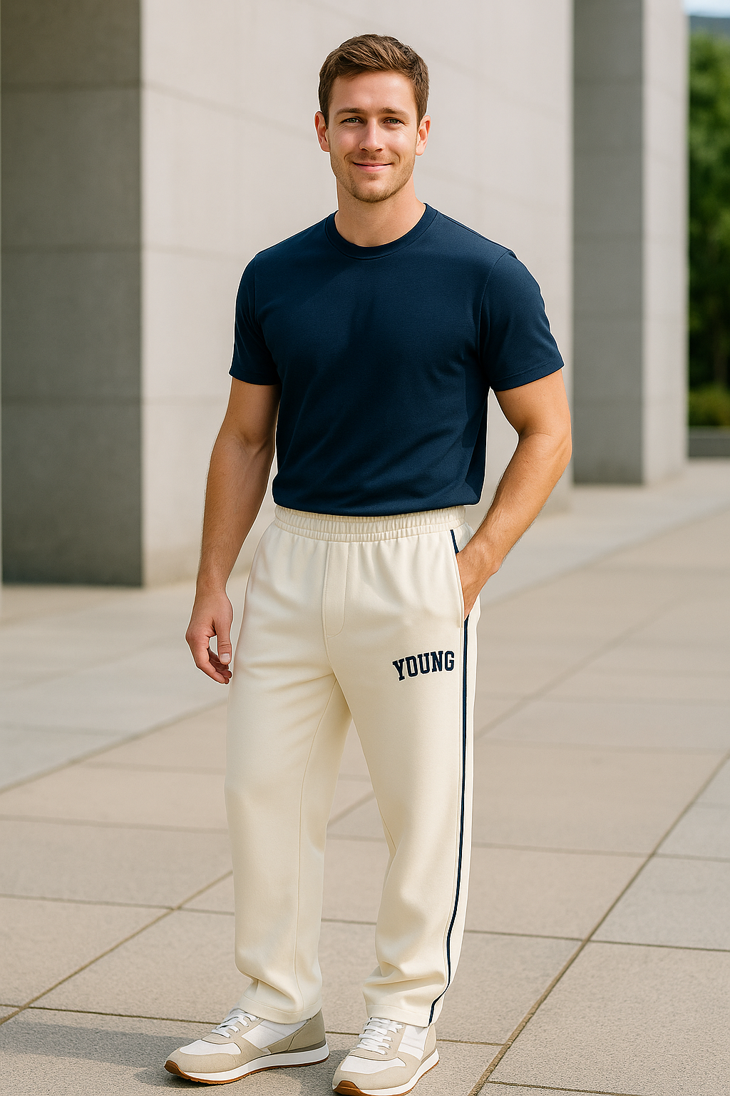 Sneldrogende sportbroek voor heren, Joggers met ritssluiting voor basketbal, hardlopen en training | VIQA VIQA© NEDERLAND