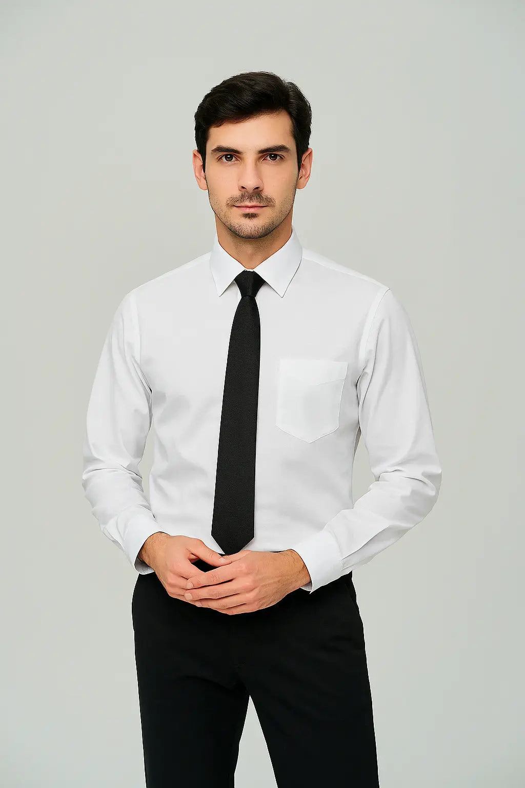 Arnold Heren Oranje Stretch Shirt Met Lange Mouwen VIQA© NEDERLAND