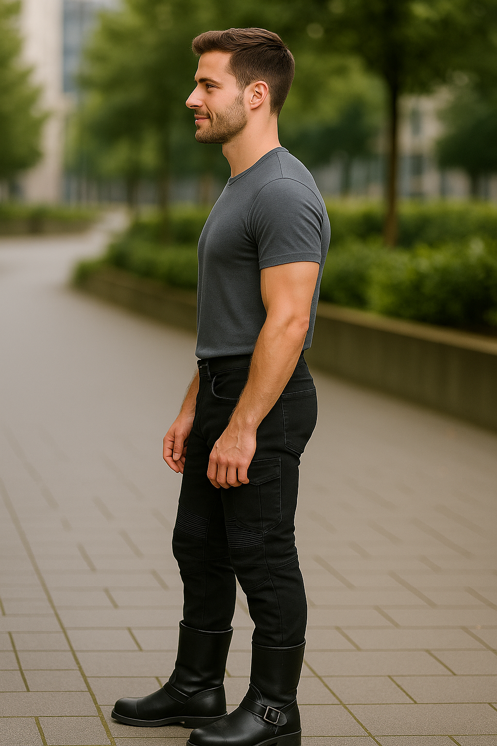 Motorjeans Voor Heren, Motorbroek Met Afneembare Beschermers, Casual Rijstijl Voor Alle Seizoenen | VIQA VIQA© NEDERLAND