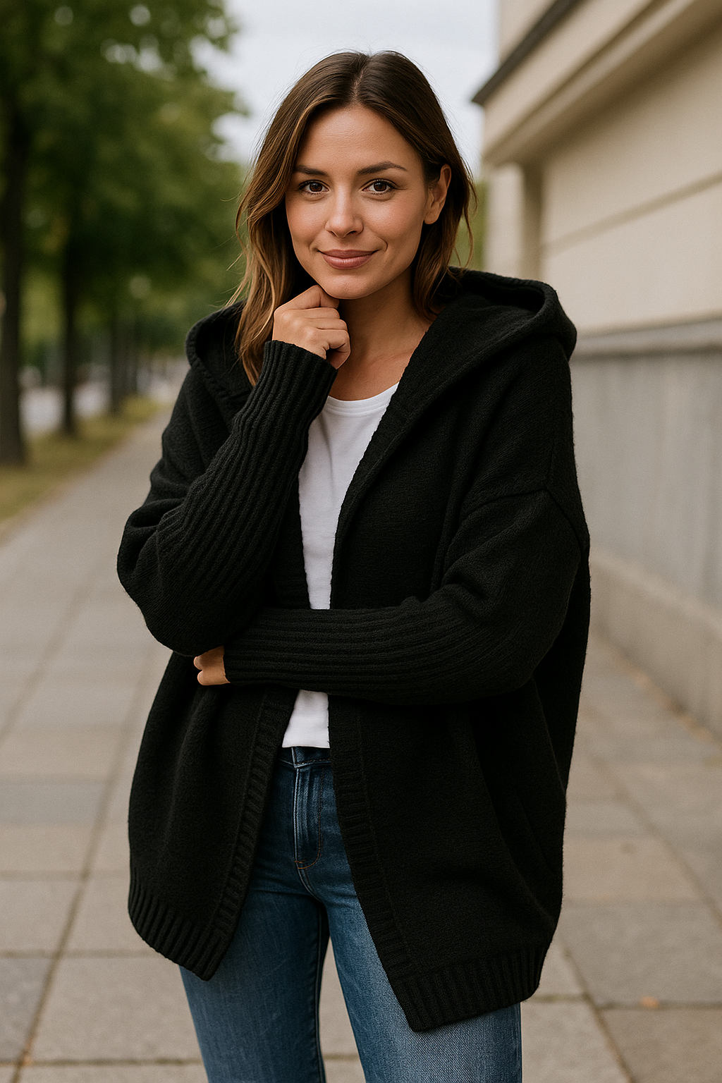 Lange Gebreide Cardigan Jas Voor Dames, Losse Bat Mouw Herfst Winter Casual Sweaterjas | VIQA VIQA© NEDERLAND