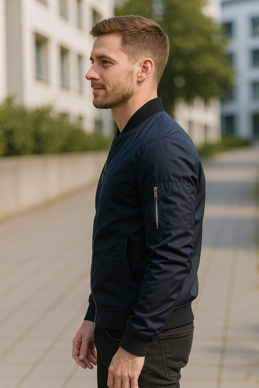 Winddichte Jas Voor Heren, Lichtgewicht Herfst Outdoor Sportjas Met Rits, Casual Lange Mouwen | VIQA VIQA© NEDERLAND