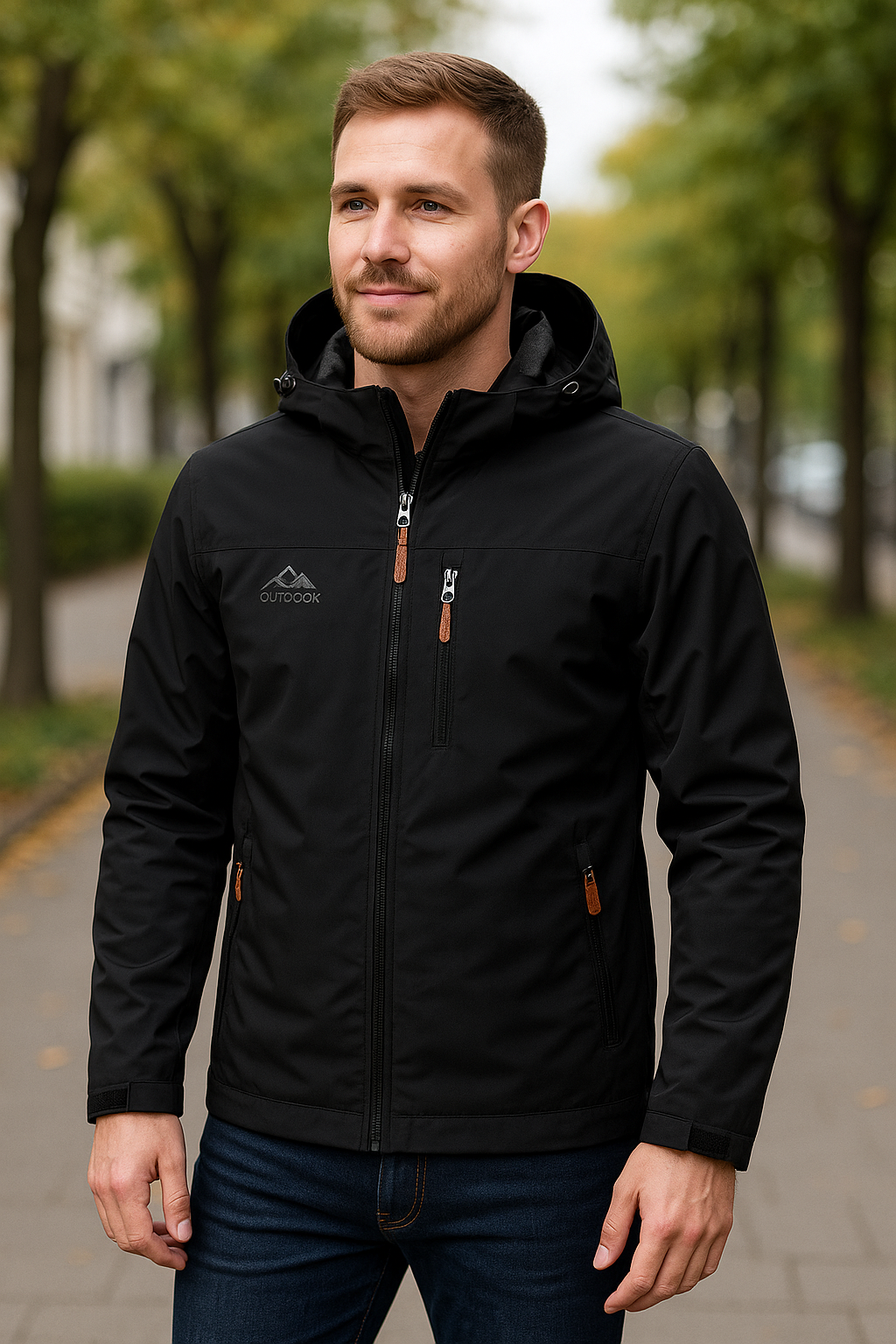 Windjack Voor Heren, Militaire Combatbomberjas Met Capuchon, Herfst Outdoor Wandelen Fietsen | VIQA VIQA© NEDERLAND