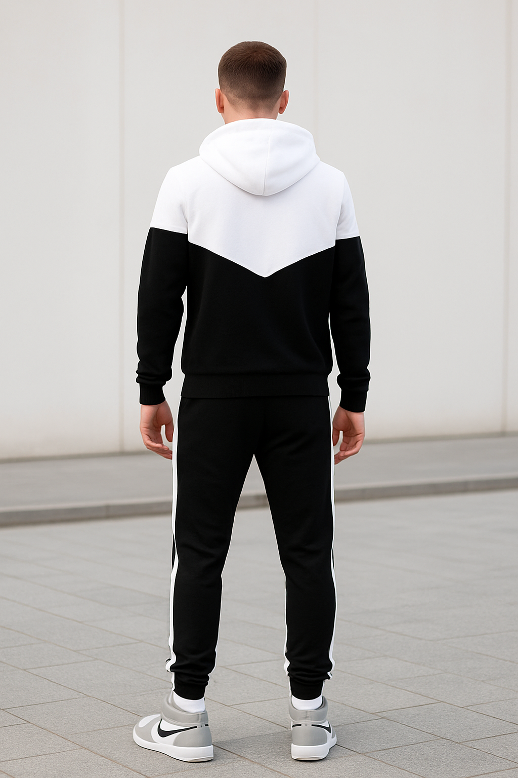 Heren Trainingspak Twee Delige set, Jas Met Capuchon En Jogger Broek, Casual Sportkleding Pak | VIQA VIQA© NEDERLAND