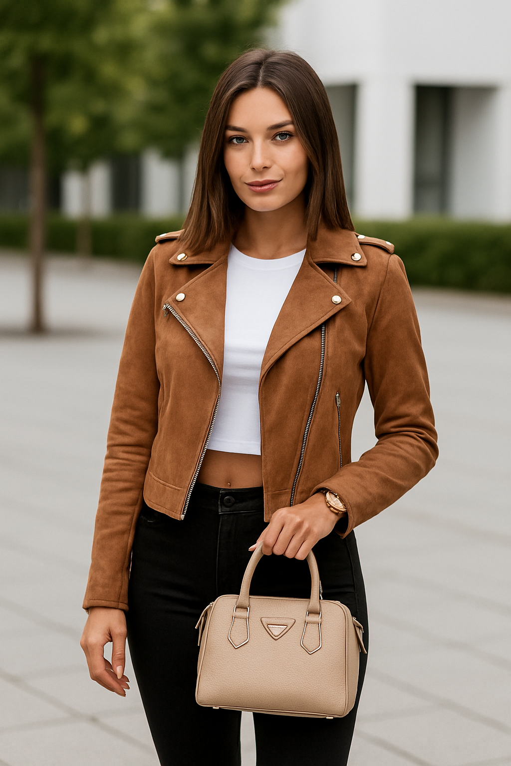 Dames Suede Velvet Korte Jas, Kant Rits Casual Mode Bovenkleding Jas | VIQA VIQA© NEDERLAND